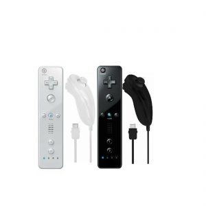 WII EASY GAMES REMOTE AND TADPOLE CONTROLLERS BUNDLE FOR WII